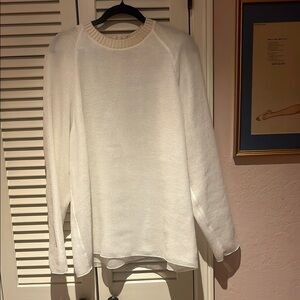 Longchamp Elegant White wool blend Sweater/blouse